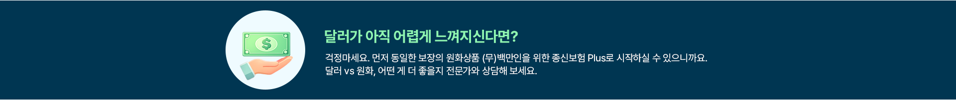 달러가 아직 어렵게 느껴지신다면?